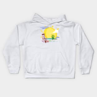 Front Porch View Kids Hoodie